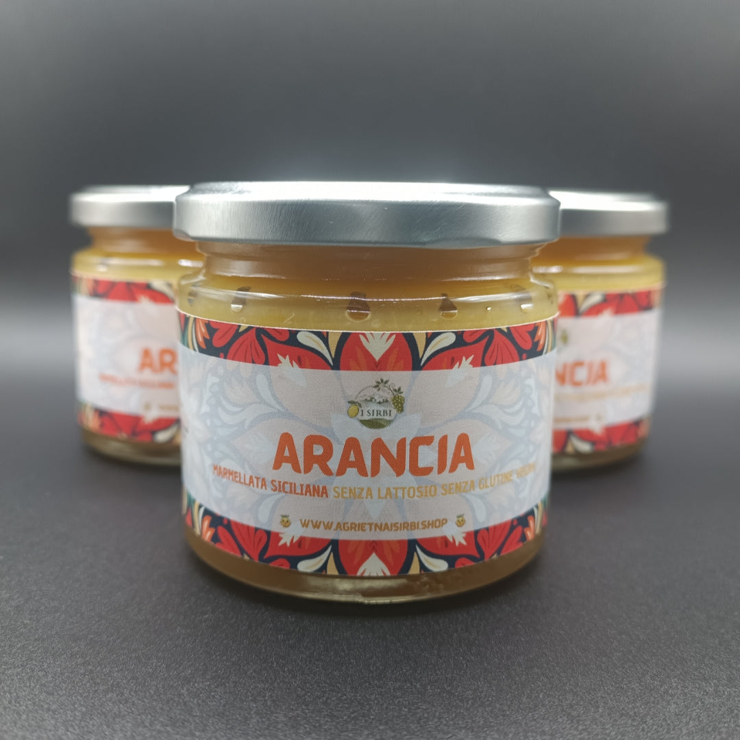 Marmellata di Arancia 240 gr. Senza lattosio Senza glutine