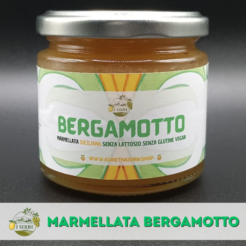 Marmellata di Bergamotto 240 gr. Senza lattosio Senza glutine