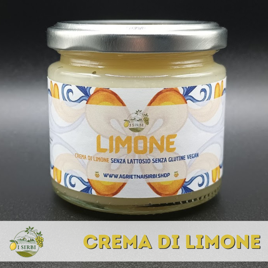 Crema di Limone 240 gr. Senza lattosio Senza glutine